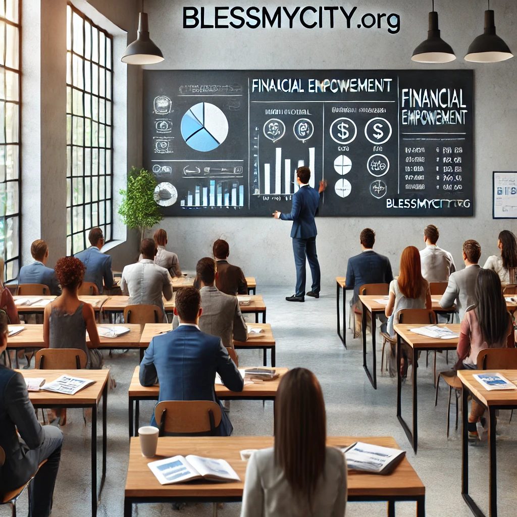 A financial empowerment class in session